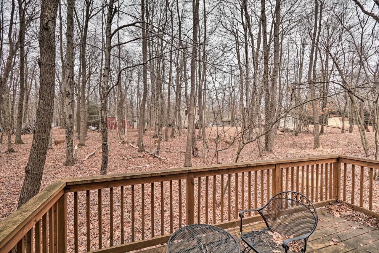 Albrightsville Family Poconos Home With Decks, 6 Mi To Skiing! מראה חיצוני תמונה