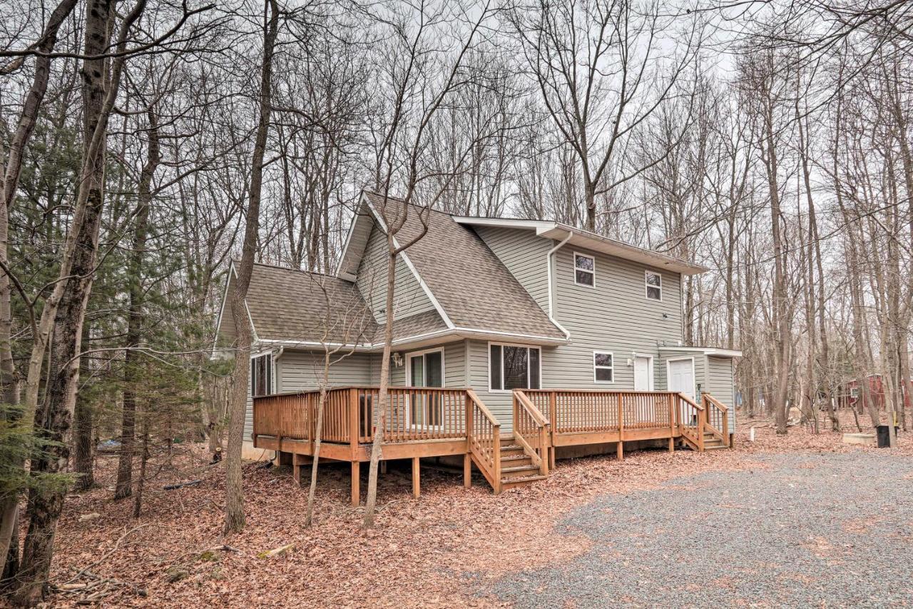 Albrightsville Family Poconos Home With Decks, 6 Mi To Skiing! מראה חיצוני תמונה